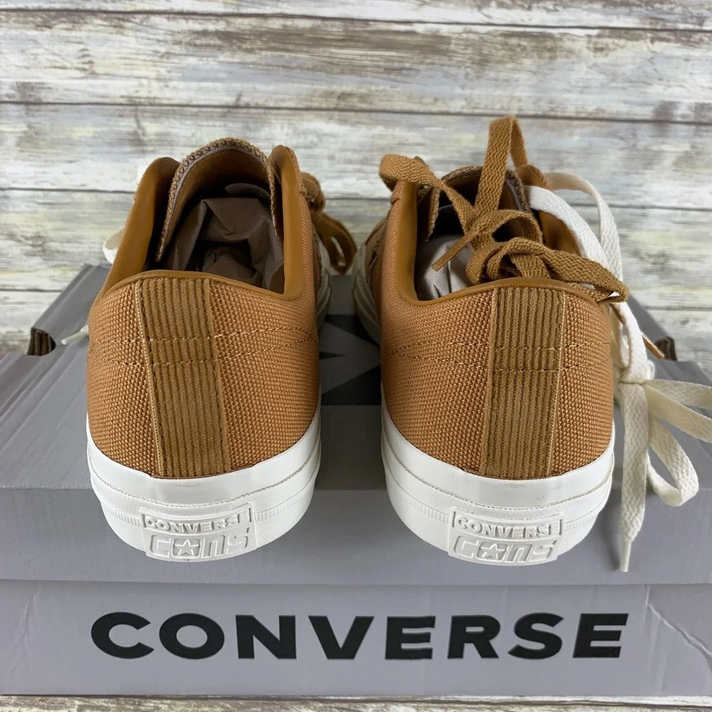 Converse Shoes Mens 9.5 Brown Raw Sugar One Star Pro Skate 90's Street Y2K NEW - Picture 6 of 15